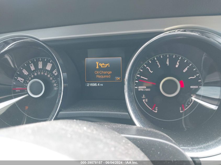 2014 Ford Mustang V6 Premium VIN: 1ZVBP8AM3E5296479 Lot: 39578157