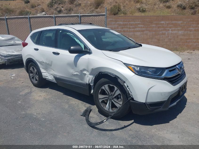 2019 Honda Cr-V Lx VIN: 5J6RW5H37KL005404 Lot: 39578181