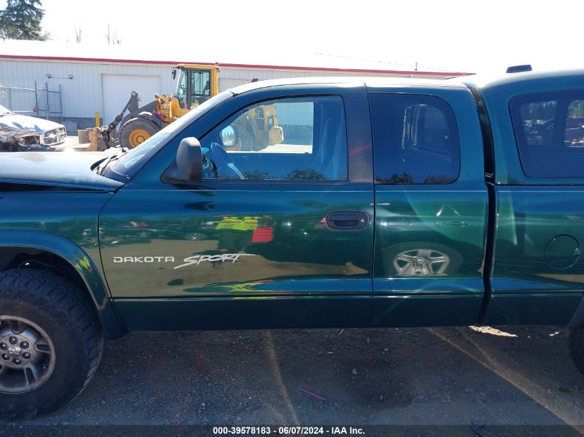 2000 Dodge Dakota Slt/Sport VIN: 1B7GG22N6YS583818 Lot: 39578183