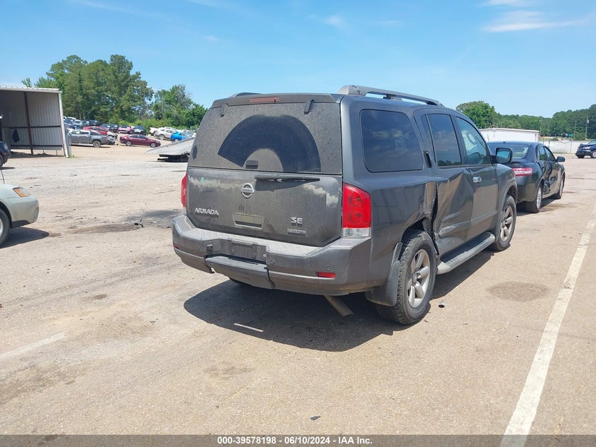 2010 Nissan Armada Se VIN: 5N1BA0ND1AN622690 Lot: 39578198