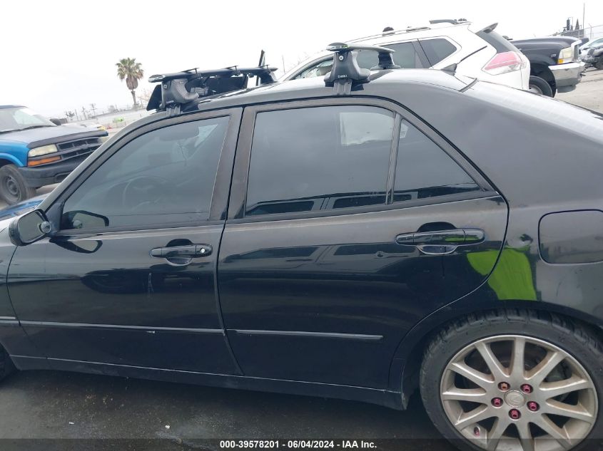 2003 Lexus Is 300 VIN: JTHBD192130076367 Lot: 39578201