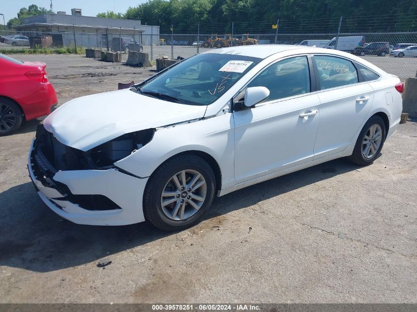 2016 Hyundai Sonata Se VIN: 5NPE24AF0GH350851 Lot: 39578251