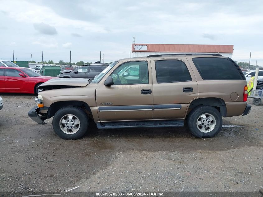 2003 Chevrolet Tahoe Ls VIN: 1GNEC13V23R150838 Lot: 39578283