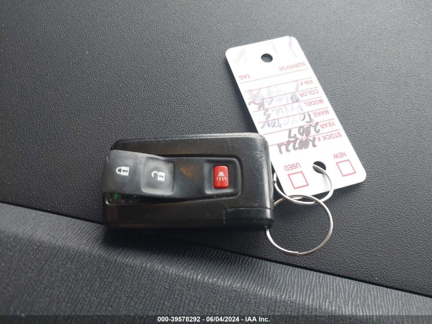 2007 Toyota Prius VIN: JTDKB20U777644579 Lot: 39578292