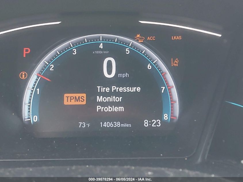 2020 Honda Civic Lx VIN: SHHFK7H35LU205703 Lot: 39578294