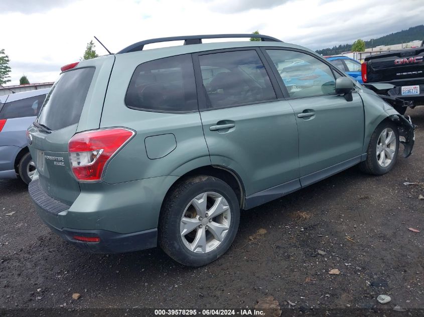 2015 Subaru Forester 2.5I Premium VIN: JF2SJAFC1FH825487 Lot: 39578295