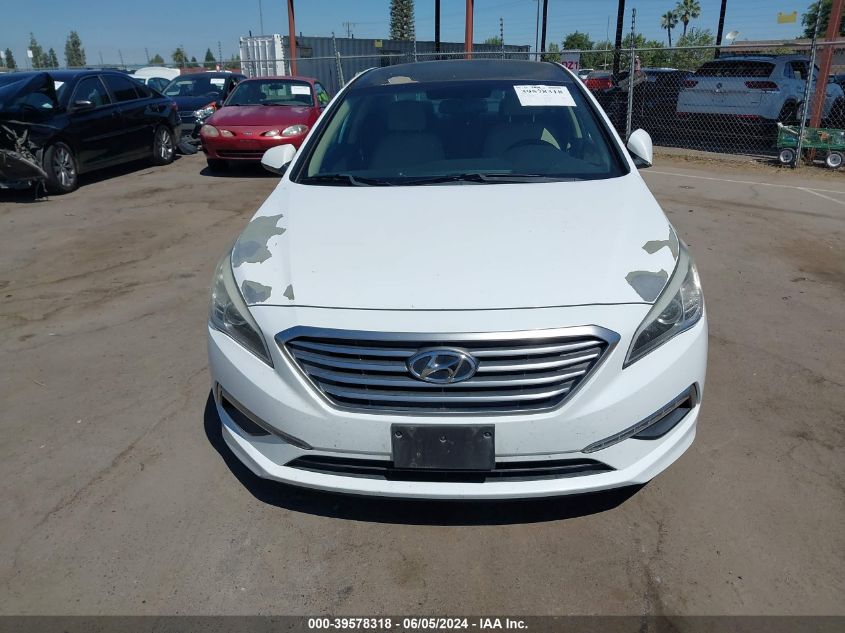 2015 Hyundai Sonata Se VIN: 5NPE24AF1FH259974 Lot: 39578318