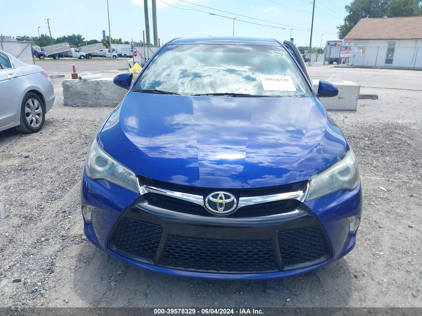 2016 Toyota Camry Se VIN: 4T1BF1FK3GU593244 Lot: 39578329