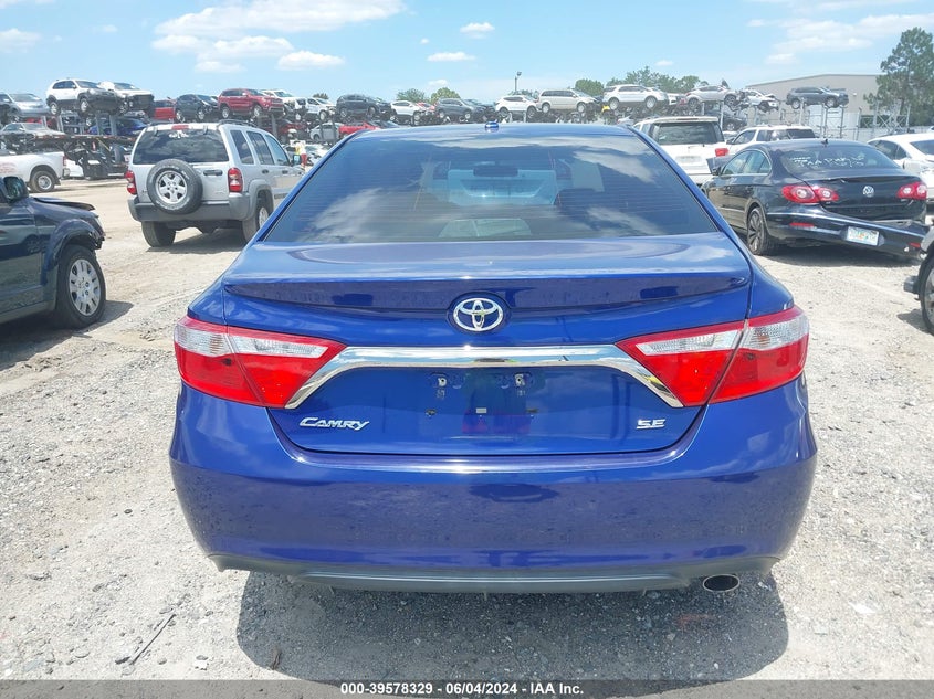2016 Toyota Camry Se VIN: 4T1BF1FK3GU593244 Lot: 39578329