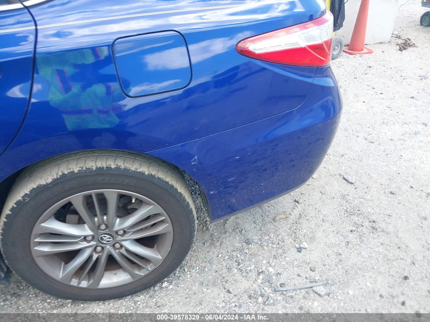 2016 Toyota Camry Se VIN: 4T1BF1FK3GU593244 Lot: 39578329