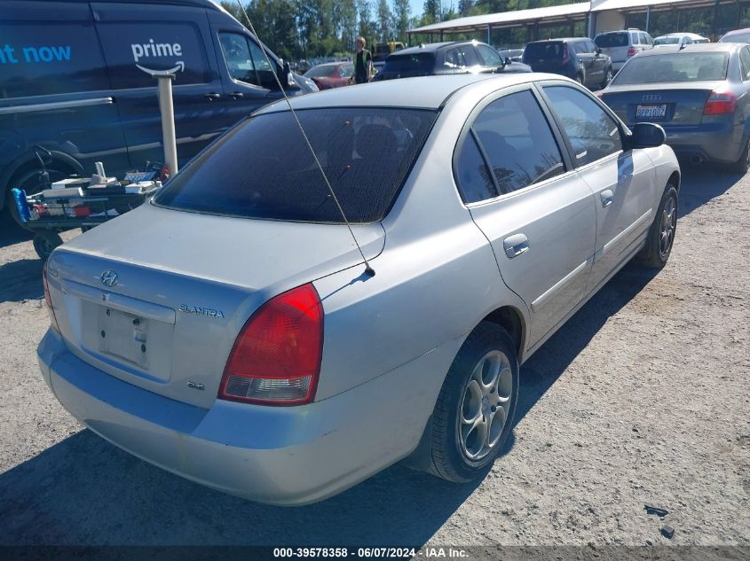 2002 Hyundai Elantra Gls VIN: KMHDN45D92U430378 Lot: 39578358