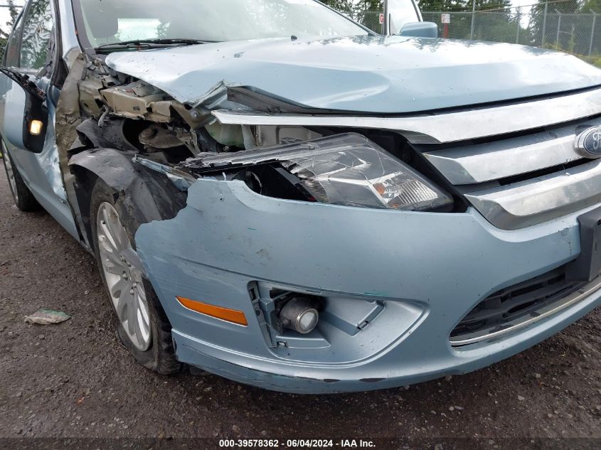 2010 Ford Fusion Hybrid VIN: 3FADP0L3XAR212303 Lot: 39578362