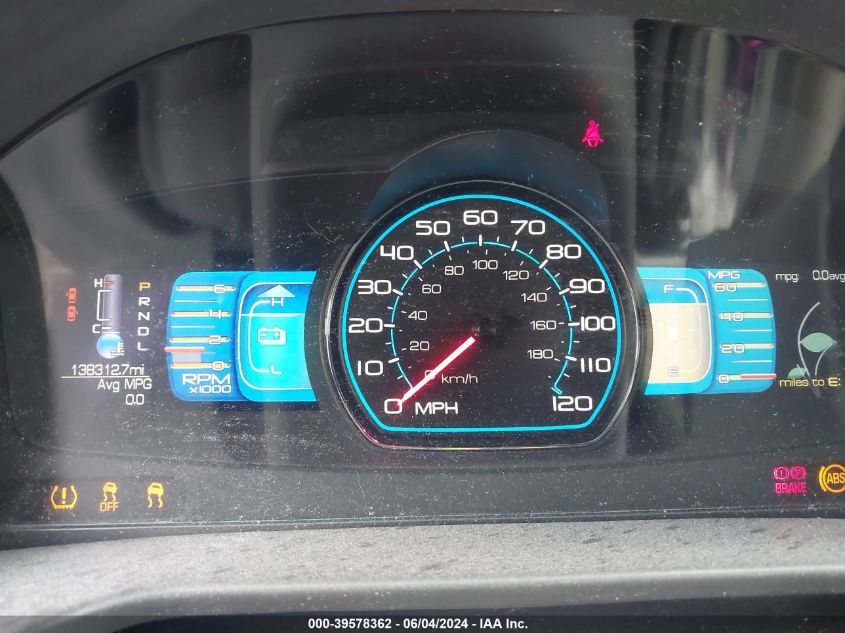 2010 Ford Fusion Hybrid VIN: 3FADP0L3XAR212303 Lot: 39578362