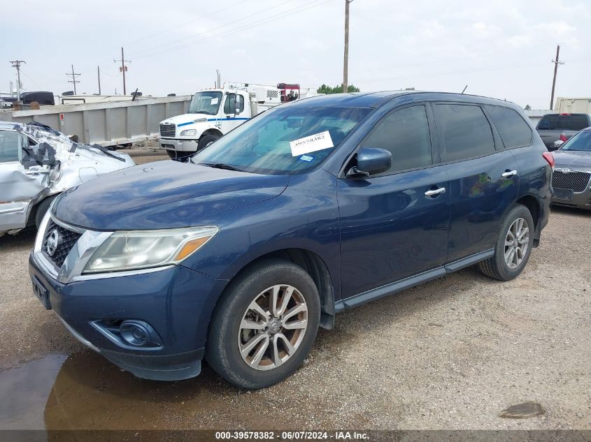 2013 Nissan Pathfinder S VIN: 5N1AR2MN4DC676835 Lot: 39578382