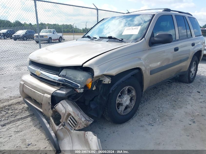 2005 Chevrolet Trailblazer Ls VIN: 1GNDS13SX52238729 Lot: 39578392