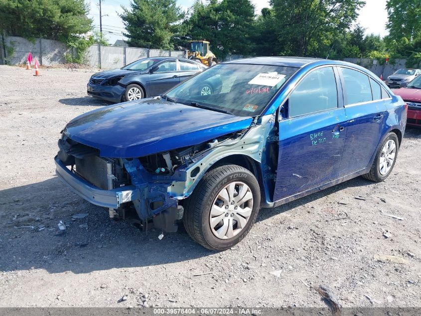 2012 Chevrolet Cruze Ls VIN: 1G1PC5SH9C7187622 Lot: 39578404