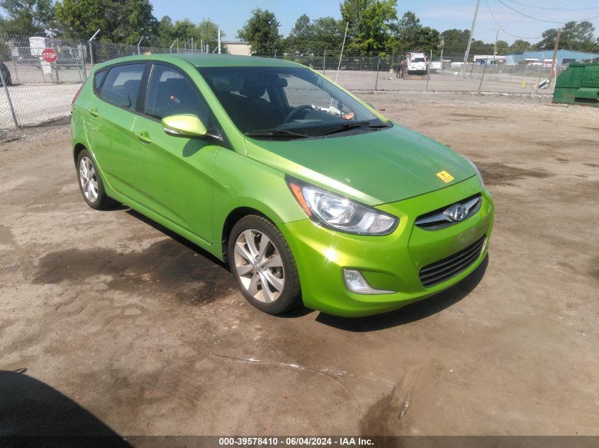 2013 Hyundai Accent Se VIN: KMHCU5AE2DU077004 Lot: 39578410