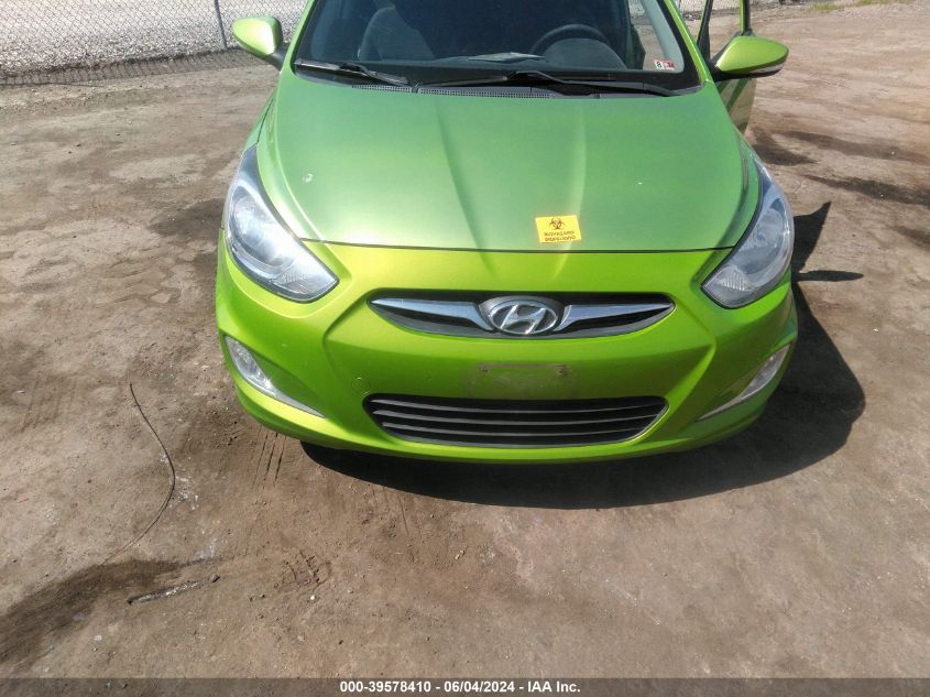 2013 Hyundai Accent Se VIN: KMHCU5AE2DU077004 Lot: 39578410