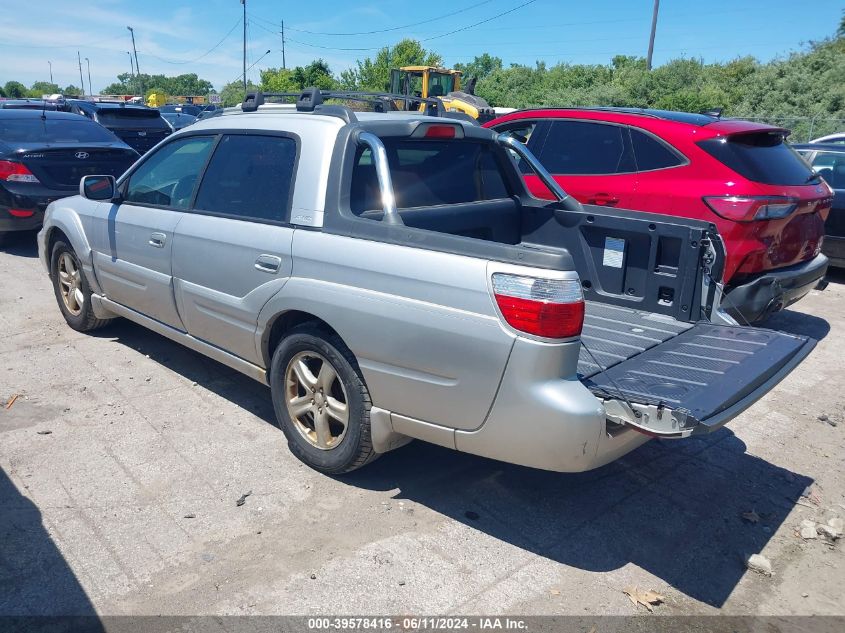 2003 Subaru Baja VIN: 4S4BT61C236105972 Lot: 39578416