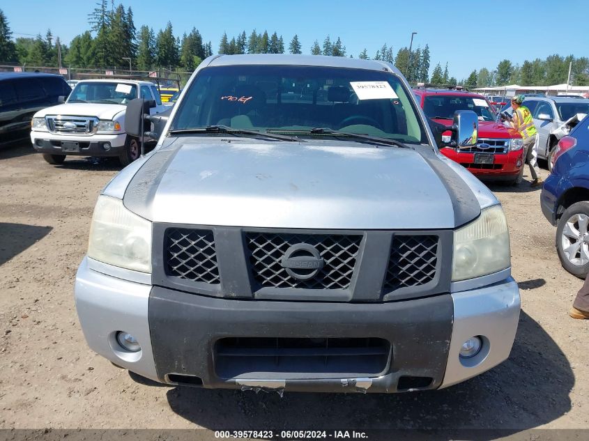 2004 Nissan Titan Se VIN: 1N6AA07A64N529331 Lot: 39578423