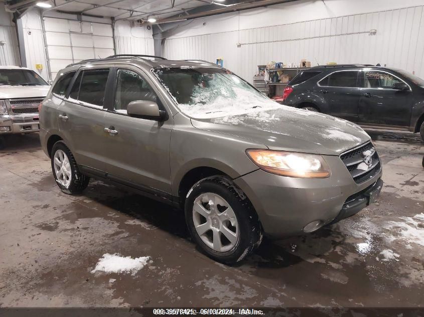 2009 Hyundai Santa Fe Limited VIN: 5NMSH73E89H302215 Lot: 39578425