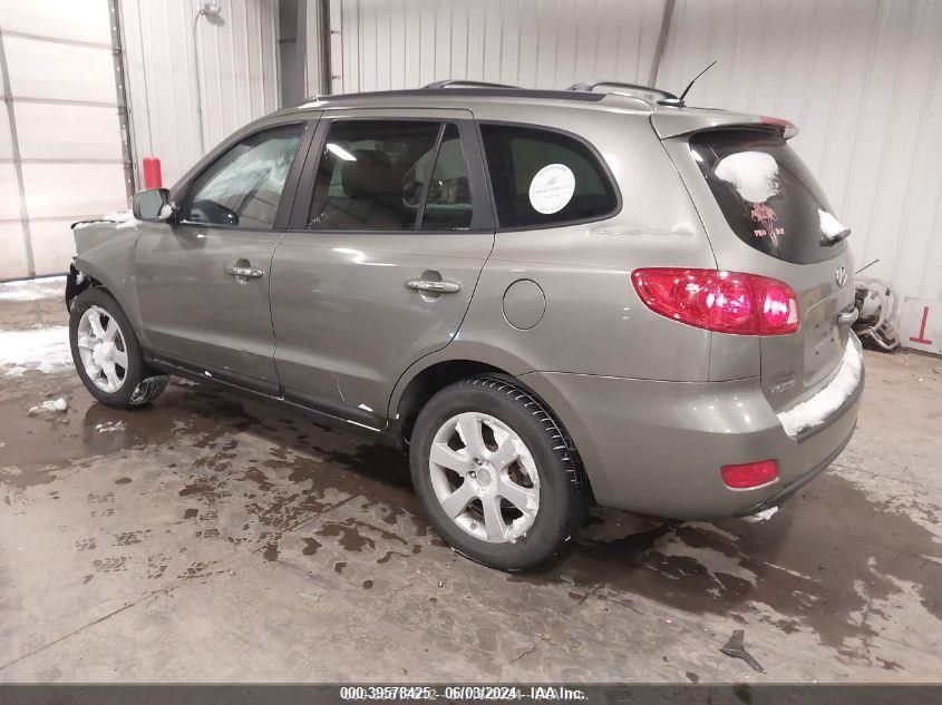 5NMSH73E89H302215 2009 Hyundai Santa Fe Limited