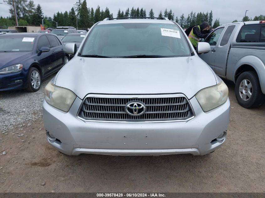2008 Toyota Highlander Hybrid Limited VIN: JTEEW44AX82023408 Lot: 39578428