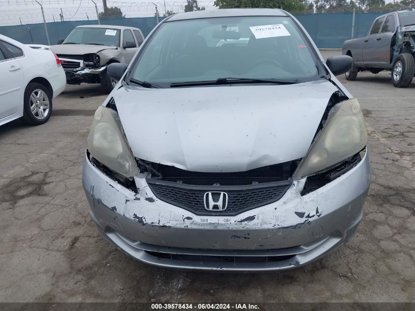 2010 Honda Fit VIN: JHMGE8H25AC011689 Lot: 39578434