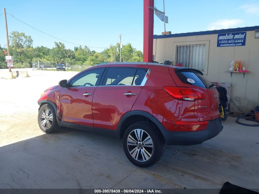 2014 Kia Sportage Ex VIN: KNDPC3AC1E7617714 Lot: 39578439