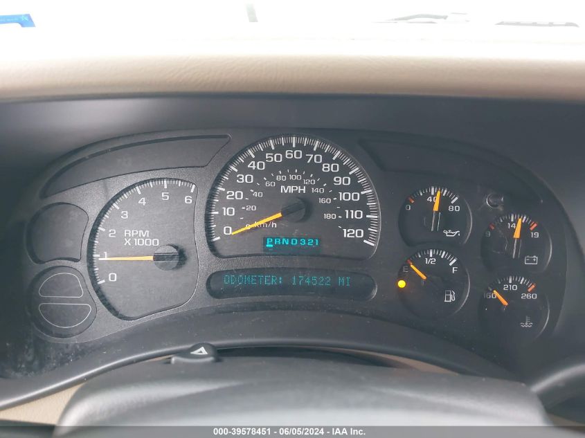 2004 Chevrolet Tahoe Ls VIN: 1GNEC13V54R309658 Lot: 39578451