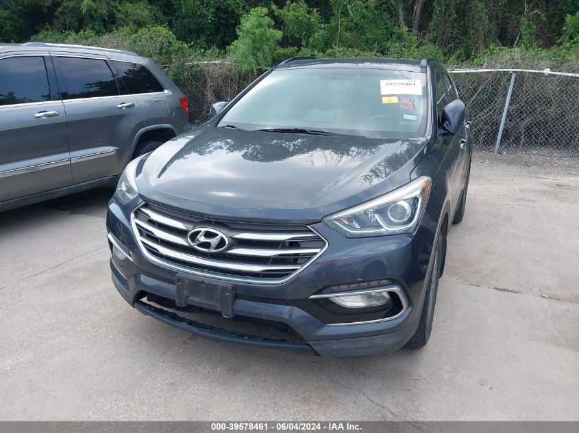 2017 Hyundai Santa Fe Sport 2.4L VIN: 5XYZU3LB6HG431250 Lot: 39578461