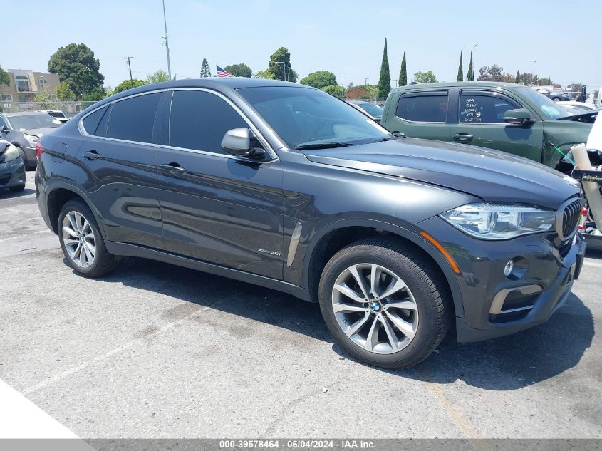 2017 BMW X6 xDrive35I VIN: 5UXKU2C31H0X46997 Lot: 39578464