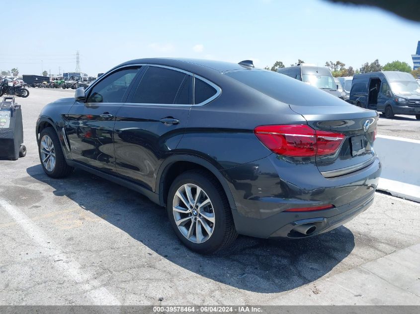 2017 BMW X6 xDrive35I VIN: 5UXKU2C31H0X46997 Lot: 39578464