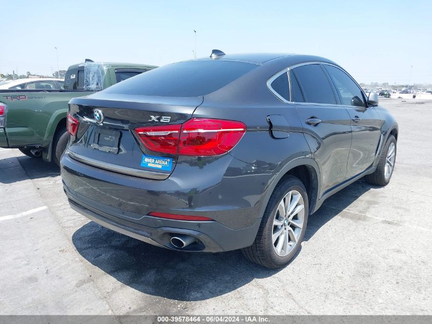 2017 BMW X6 xDrive35I VIN: 5UXKU2C31H0X46997 Lot: 39578464