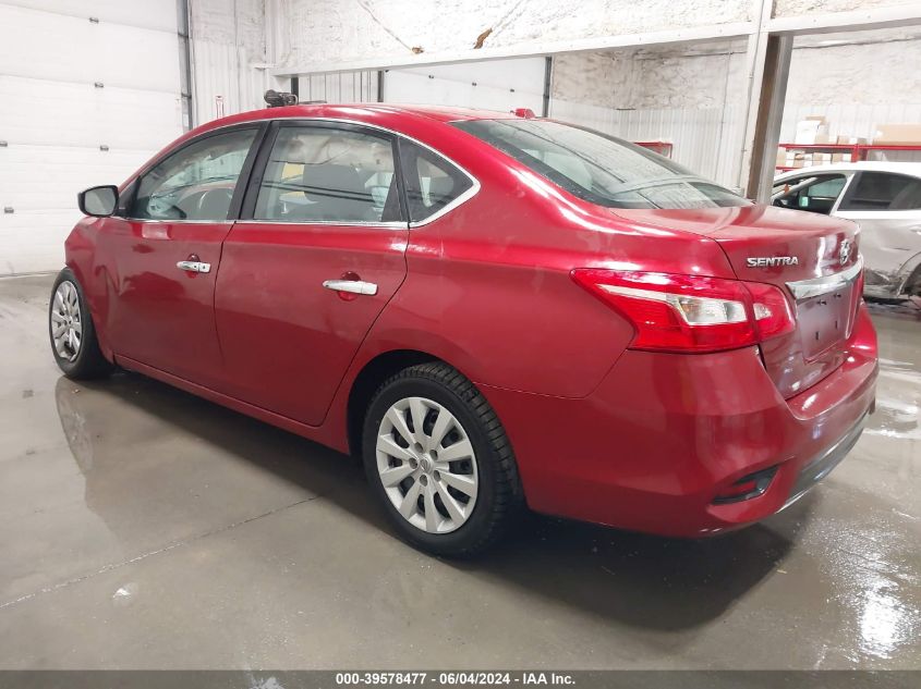 2017 Nissan Sentra Sv VIN: 3N1AB7AP0HL680213 Lot: 39578477