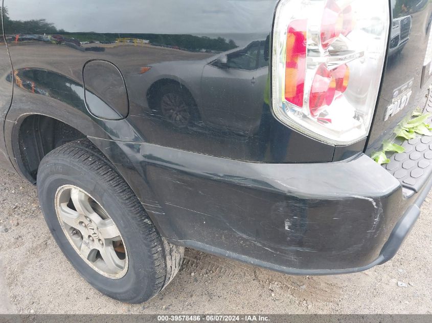 2007 Honda Pilot Ex-L VIN: 5FNYF18577B031636 Lot: 39578486