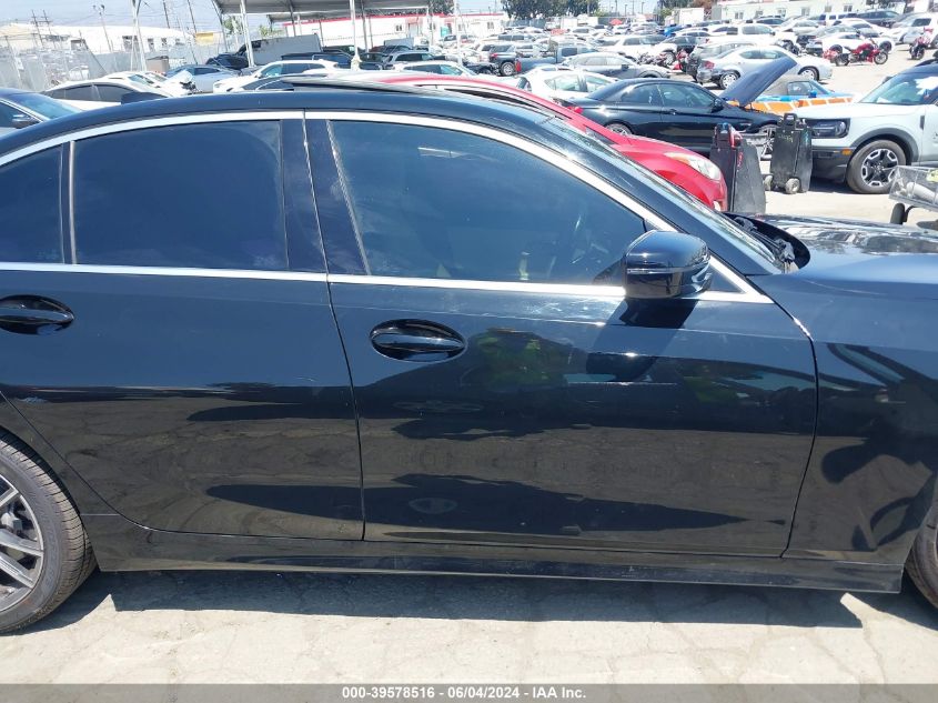 2019 BMW 330I VIN: WBA5R1C56KAK07737 Lot: 39578516