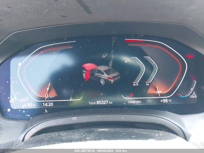 2019 BMW 330I VIN: WBA5R1C56KAK07737 Lot: 39578516