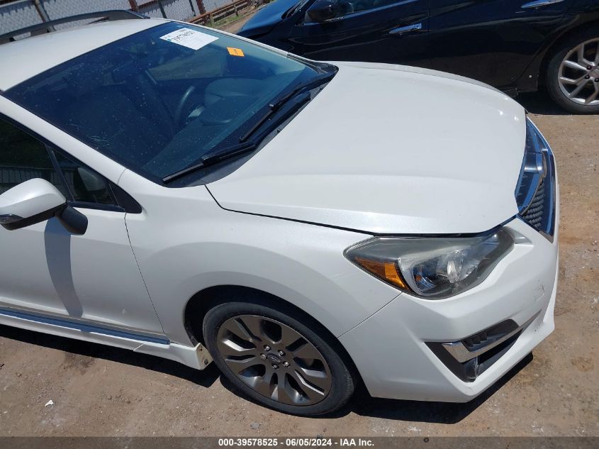 2015 Subaru Impreza 2.0I Sport Premium VIN: JF1GPAT68FG326389 Lot: 39578525