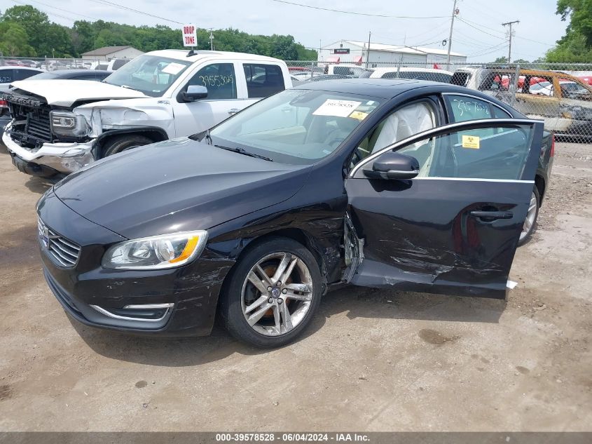 2015 Volvo S60 T5 Premier VIN: YV140MFK2F1361213 Lot: 39578528