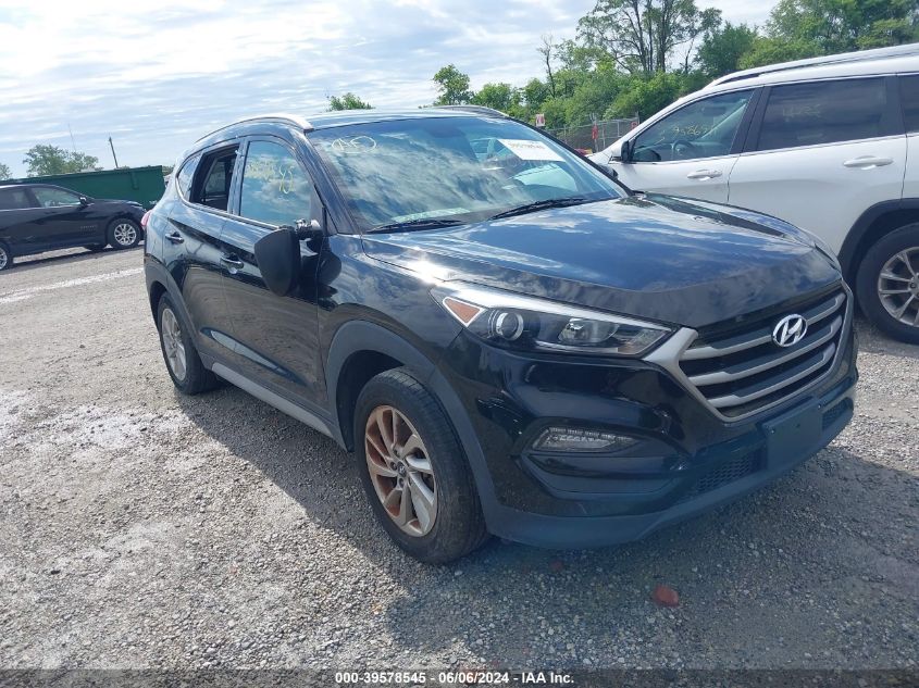 2018 Hyundai Tucson Sel VIN: KM8J3CA49JU719297 Lot: 39578545