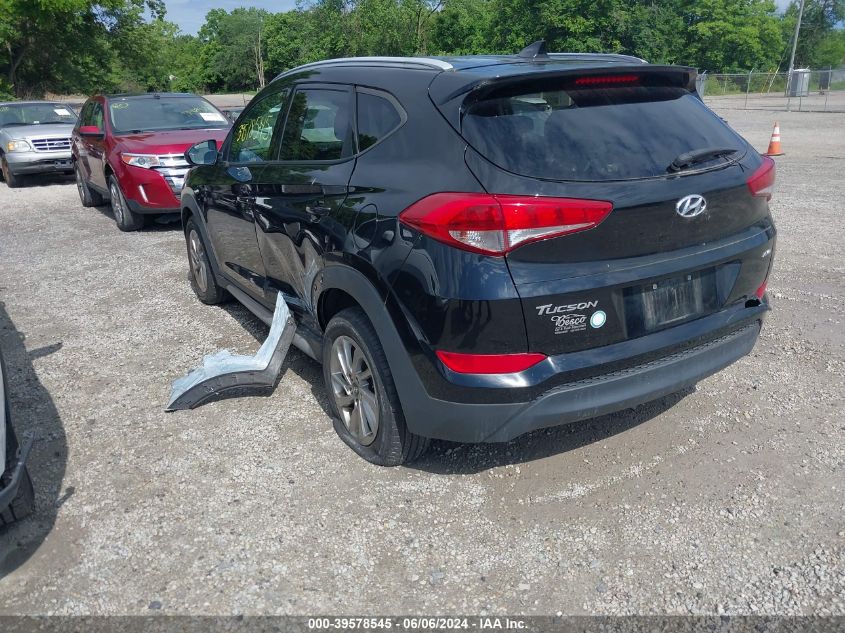 2018 Hyundai Tucson Sel VIN: KM8J3CA49JU719297 Lot: 39578545