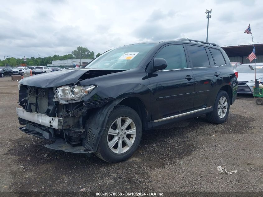 2012 Toyota Highlander Base V6 VIN: 5TDBK3EH8CS131388 Lot: 39578558