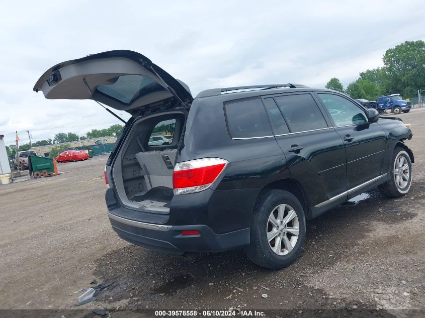 2012 Toyota Highlander Base V6 VIN: 5TDBK3EH8CS131388 Lot: 39578558