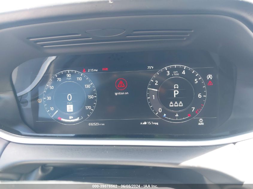 2020 Land Rover Range Rover Evoque S VIN: SALZJ2FX5LH065509 Lot: 39578562