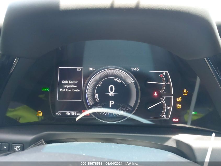 2022 Lexus Es 300H VIN: 58ADA1C15NU016594 Lot: 39578566