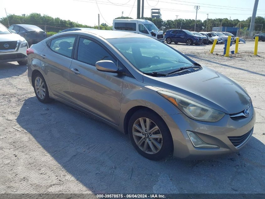 5NPDH4AE1EH509343 | 2014 HYUNDAI ELANTRA