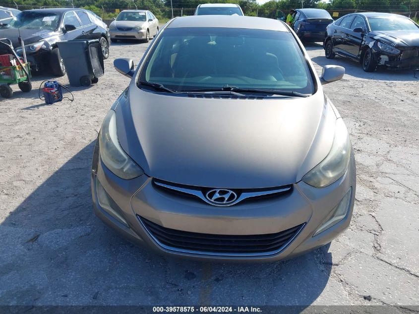 5NPDH4AE1EH509343 | 2014 HYUNDAI ELANTRA