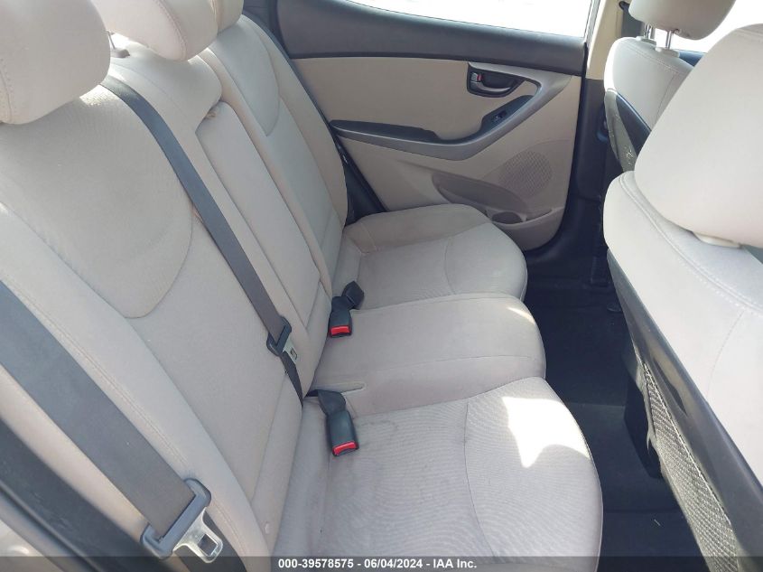 2014 Hyundai Elantra Se VIN: 5NPDH4AE1EH509343 Lot: 39578575