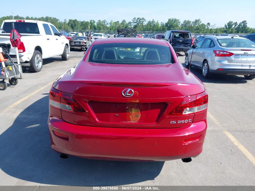 2013 Lexus Is 250C VIN: JTHFF2C27D2527477 Lot: 39578580